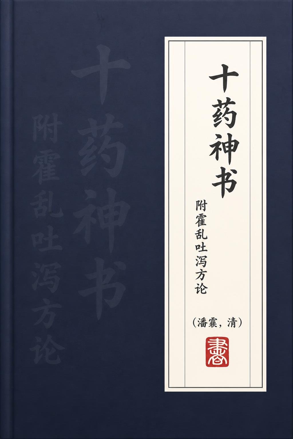 十药神书 附霍乱吐泻方论