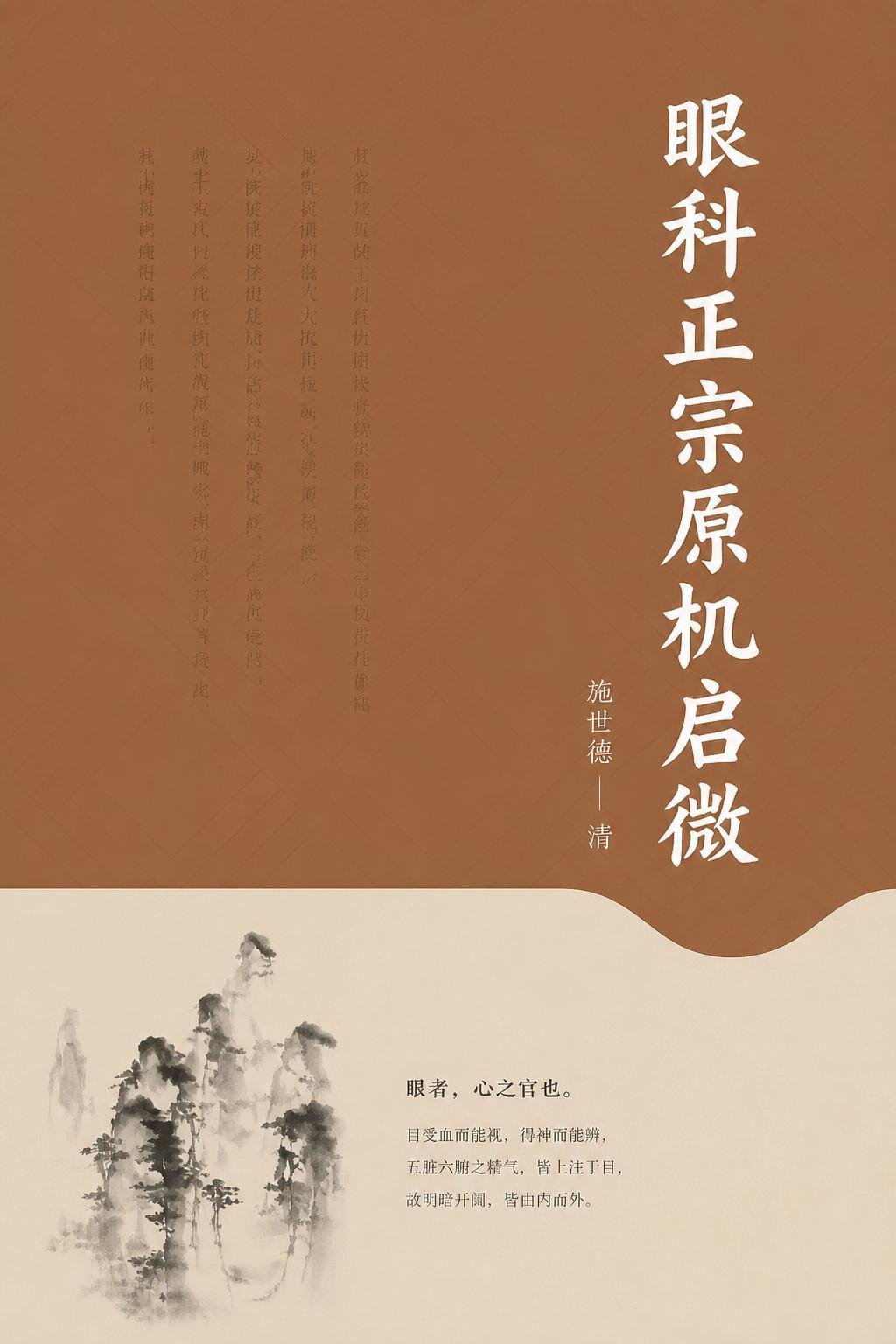 眼科正宗原机启微
