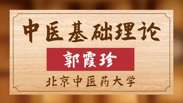 中医基础理论-郭霞珍 北京中医药大学